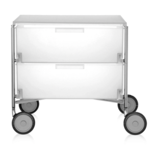 Kartell Two Drawer Mobil in Ice Colour