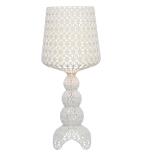 Small Mini Kabuki Table lamp by Kartell in opaque White
