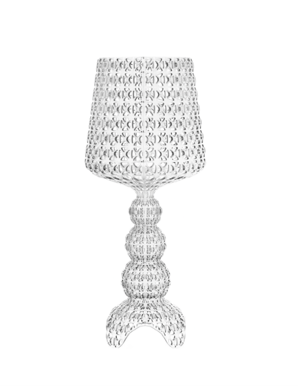 Small Mini Kabuki Table Lamp by Kartell in Transparent Crystal