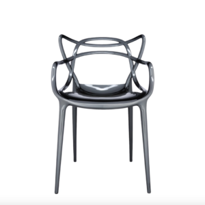 Titanium finish Masters Chair by Kartell