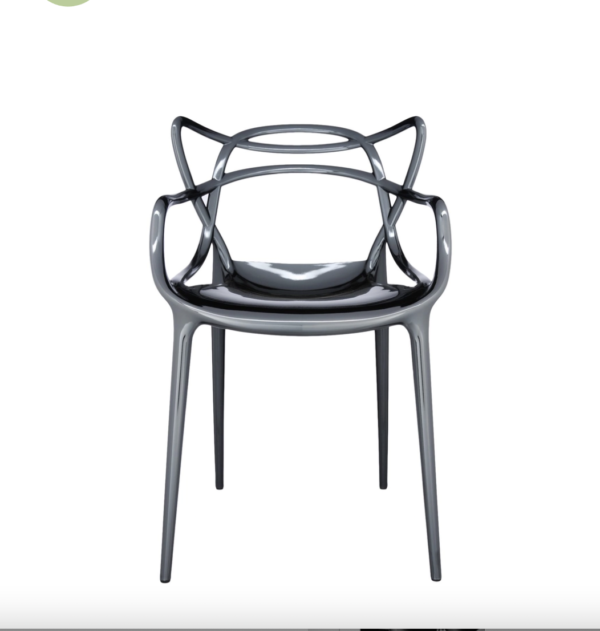 Titanium finish Masters Chair by Kartell