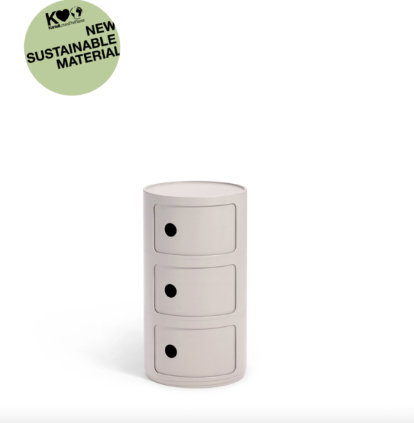Componibili Storage unit in Cream by Kartell